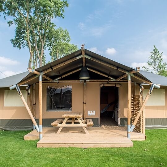 large glamping lodge